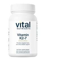 K2-7 Витамин K2 Vital Nutrients 60 капсул K2-7 Витамин K2 Vital Nutrients 60 капсул