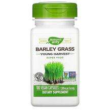 Nature's Way, Ячмень 500 мг молодой урожай, Barley Grass, 100 ...