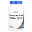 Фото товара Nutricost, Серрапептаза, Serrapeptase 40000 SPU, 120 капсул