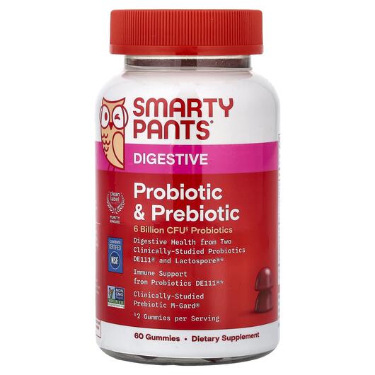 Основное фото товара Digestive Probiotic & Prebiotic Gummies Grape Основное фото товара Пребиотики, Digestive Probiotic & Prebiotic Gummies Grape, 60