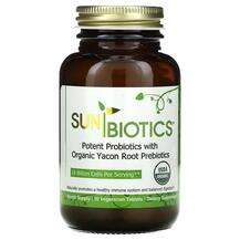 Sunbiotics, Пробиотики, Potent Probiotics With Organic Yacon R...