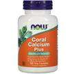 Фото товара Now, Коралловый Кальций, Coral Calcium Plus, 100 капсул