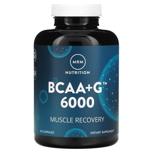 Основне фото товара MRM, BCAA+G, БЦАА 6000, 150 капсул