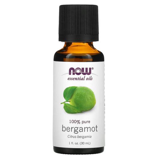 Основное фото товара NOW Foods, Эфирное масло, 100% Pure Essential Oil Bergamot, 30 мл