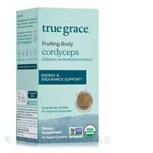 True Grace, Organic Cordyceps, Гриби Кордіцепс, 60 капсул