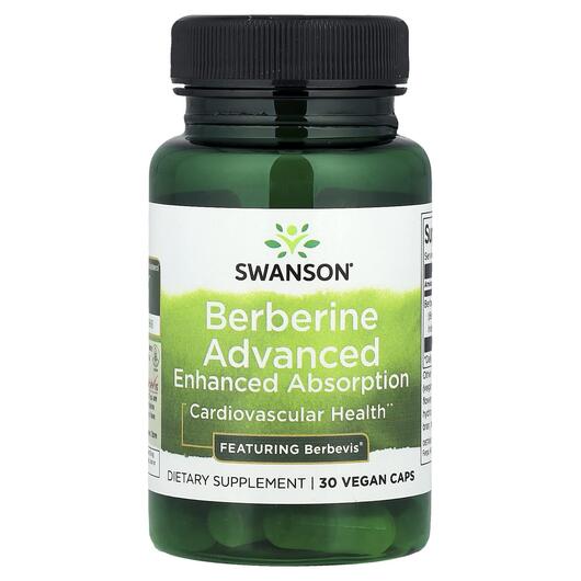 Основне фото товара Berberine Advanced Enhanced Absorption Основне фото товара Swanson, Berberine Advanced Enhanced Absorption, Берберин, 30 кап