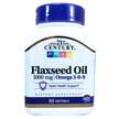 Фото товара 21st Century, Льняное масло 1000 мг, Flaxseed Oil 1000 mg, 60 ...