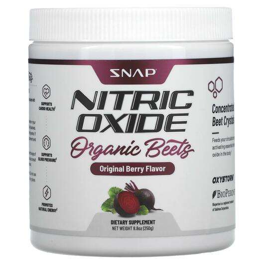 Основное фото товара Snap Supplements, Комплекс для сердца и сосудов, Nitric Oxide ...
