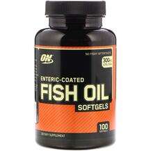 Optimum Nutrition, Enteric-Coated Fish Oil 100, Омега 3, 100 к...