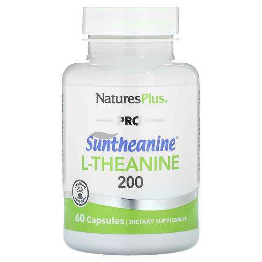 Основное фото товара Natures Plus, L-Теанин, Pro Suntheanine L-Theanine 200 100 mg,...
