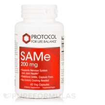 Protocol for Life Balance, S-Аденозил-L-метионин, SAMe 200 mg,...