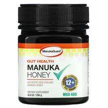 ManukaGuard, Манука Мед, Gut Health Manuka Honey 400 MGO 8, 250 г