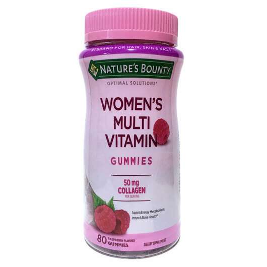 Основне фото товара Nature's Bounty, Women's Multi Gummies, Жіночі вітаміни, 80 цу...