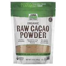 Real Food Organic Raw Cacao Powder Какао в порошке NOW Real Food Organic Raw Cacao Powder Какао в порошке NOW