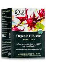 Gaia Herbs, Organic Hibiscus Tea with Mandarin Orange Essentia...