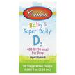 Фото товара Baby's Super Daily D3 400 IU 10, Витамин D3 Холекальциферол,