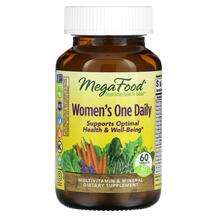 Mega Food, Мультивитамины для женщин, Women’s One Daily,...