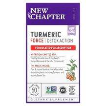 New Chapter, Turmeric Force Detox Action, 60 Vegetarian Capsules
