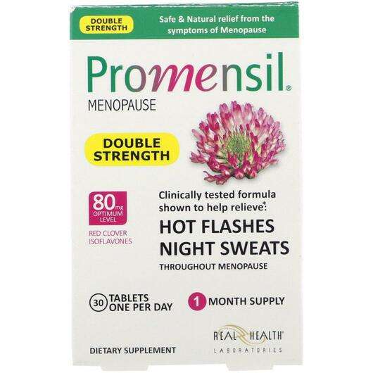 Основное фото товара Promensil, Поддержка менопаузы, Menopause Double Strength, 30 ...