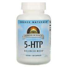 Source Naturals, 5-HTP 100 mg, 5-гідрокситриптофан 100 мг, 120...