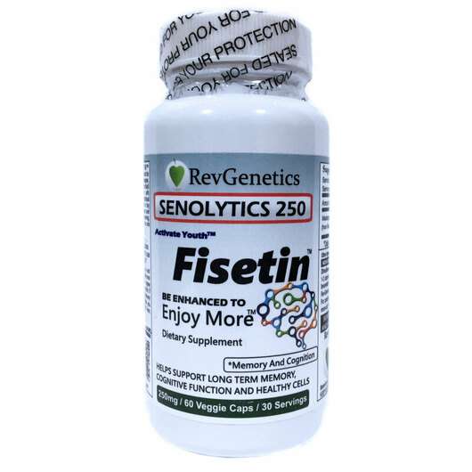 Основное фото товара Revgenetics, Физетин, Fisetin, 60 капсул