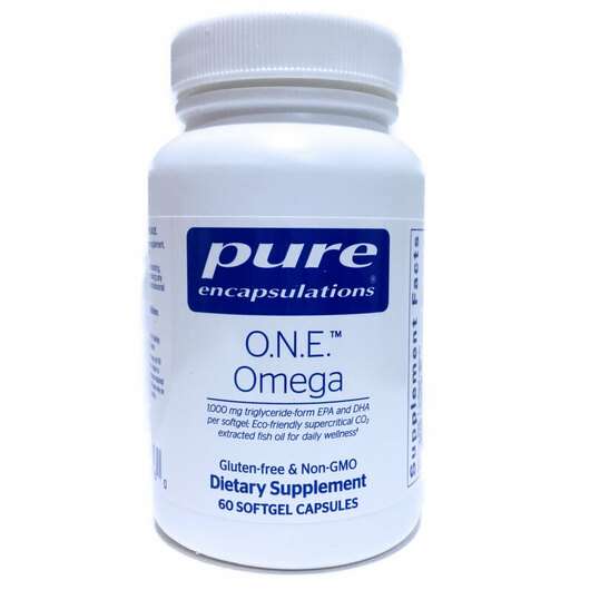 Основне фото товара Pure Encapsulations, O.N.E. Omega, Омега 3, 60 капсул