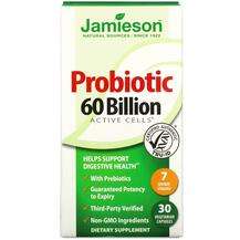 Jamieson Natural Sources, Probiotic 60 Billion, 30 Vegetarian ...