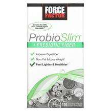 Force Factor, Пребиотики, ProbioSlim + Prebiotic Fiber, 120 ка...