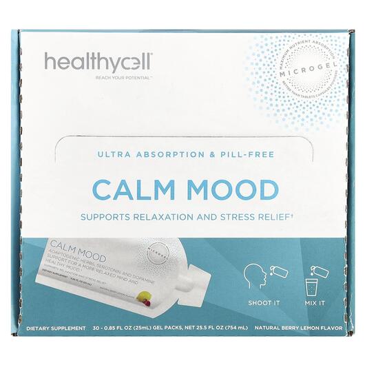 Основное фото товара Поддержка стресса, Calm Mood Natural Berry Lemon, 30 шт