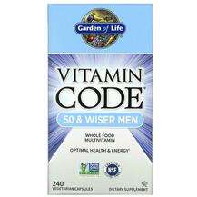 Garden of Life, Vitamin Code 50 & Wiser Men, 240 Capsules