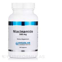 Douglas Laboratories, Niacinamide 500 mg, Ніацинамід, 100 капсул