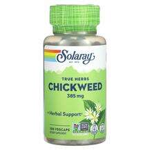 Solaray, True Herbs Chickweed 385 mg, Зірочник середній, 100 к...