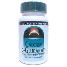 Source Naturals, Calcium D-Glucarate, D-Глюкарат Кальцію 500 м...