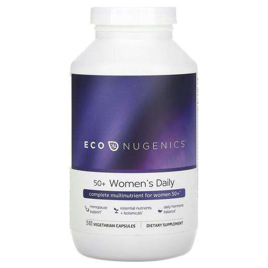 Основное фото товара Econugenics, Мультивитамины для женщин, Women's Daily 50+, 240...