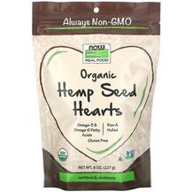 Real Foods Organic Hemp Seed Hearts Конопляный протеин NOW Real Foods Organic Hemp Seed Hearts Конопляный протеин NOW