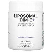 CodeAge, Liposmal DIM-E+ Pomegranate, Дііндолілметан, 120 капсул