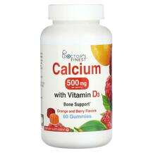 Doctor's Finest, Calcium with Vitamin D3 Orange and Berry 500 ...