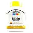 Фото товара 21st Century, Биотин 5000 мкг, Biotin Super Potency 5000 mcg, ...