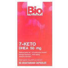 Bio Nutrition, 7-Keto DHEA 50 mg, Дегідроепіандростерон, 50 ка...