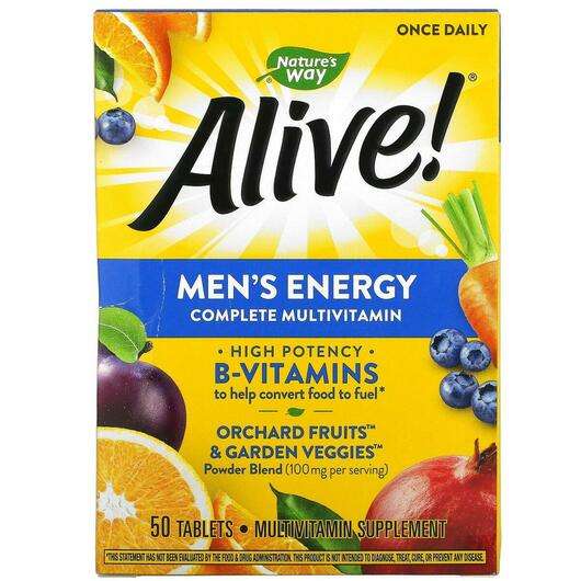 Основное фото товара Nature's Way, Мультивитамины для мужчин, Alive! Men'...