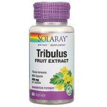 Solaray, Tribulus Fruit Extract 450 mg, Трибулус 450 мг, 60 ка...