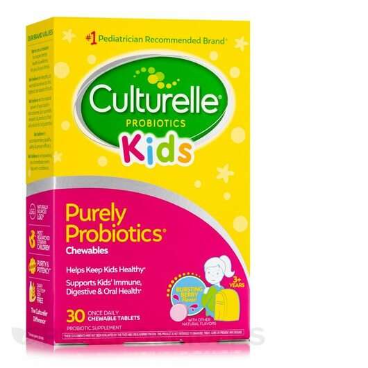 Основное фото товара Culturelle, Пробиотики, Kids Purely Probiotics Chewables Berry...
