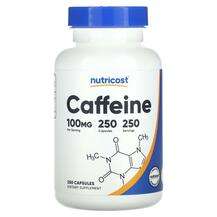 Nutricost, Caffeine 100 mg, Кофеїн, 250 капсул