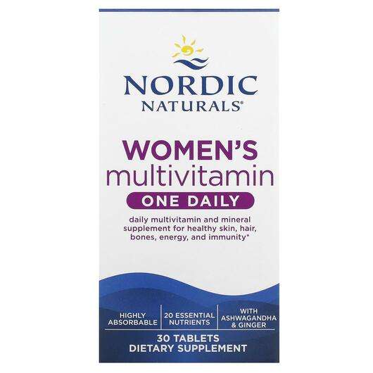 Основне фото товара Nordic Naturals, Women's Multivitamin One Daily, Мультивітамін...
