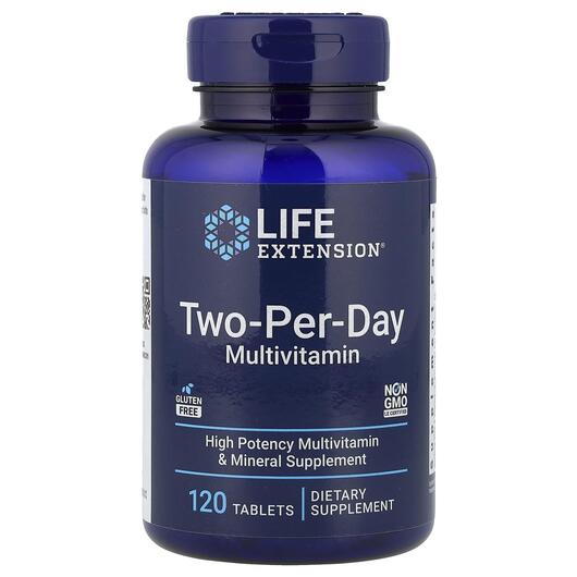 Основне фото товара Two-Per-Day Multivitamin V2 Основне фото товара Two-Per-Day Multivitamin V2, Мультивітаміни, 120 таблеток