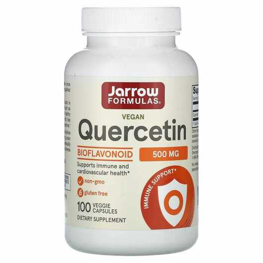 Основне фото товара Jarrow Formulas, Quercetin, Кверцетин 500 мг, 100 капсул