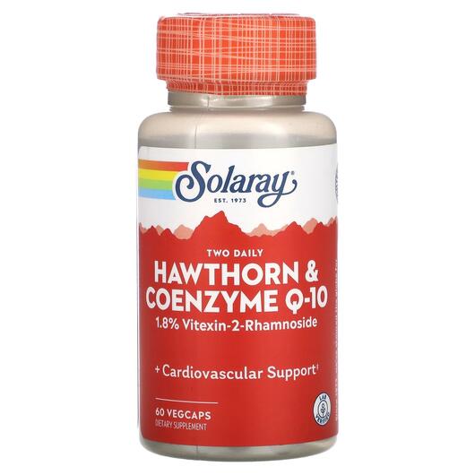 Основное фото товара Коэнзим CoQ10, Two Daily Hawthorn & Coenzyme Q-10, 60 капсул