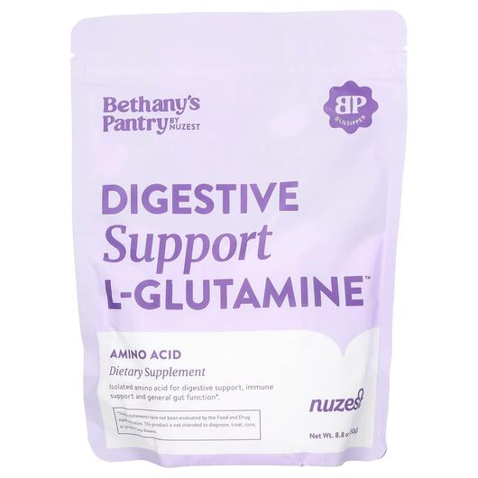 Основне фото товара Digestive Support L-Glutamine Основне фото товара Nuzest, Digestive Support L-Glutamine, L-Глутамін, 250 г