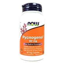 Now, Pycnogenol 60 mg, Пікногенол 60 мг, 50 капсул