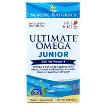 Nordic Naturals, Ultimate Omega Junior 680 mg, 90 Mini Soft Gels